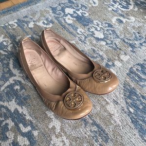 Tory Burch tan flats